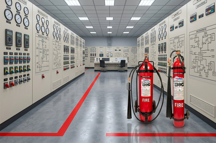 CO2 fire extinguishers