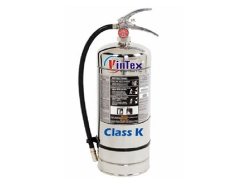 K Class kitchen fire extinguisher